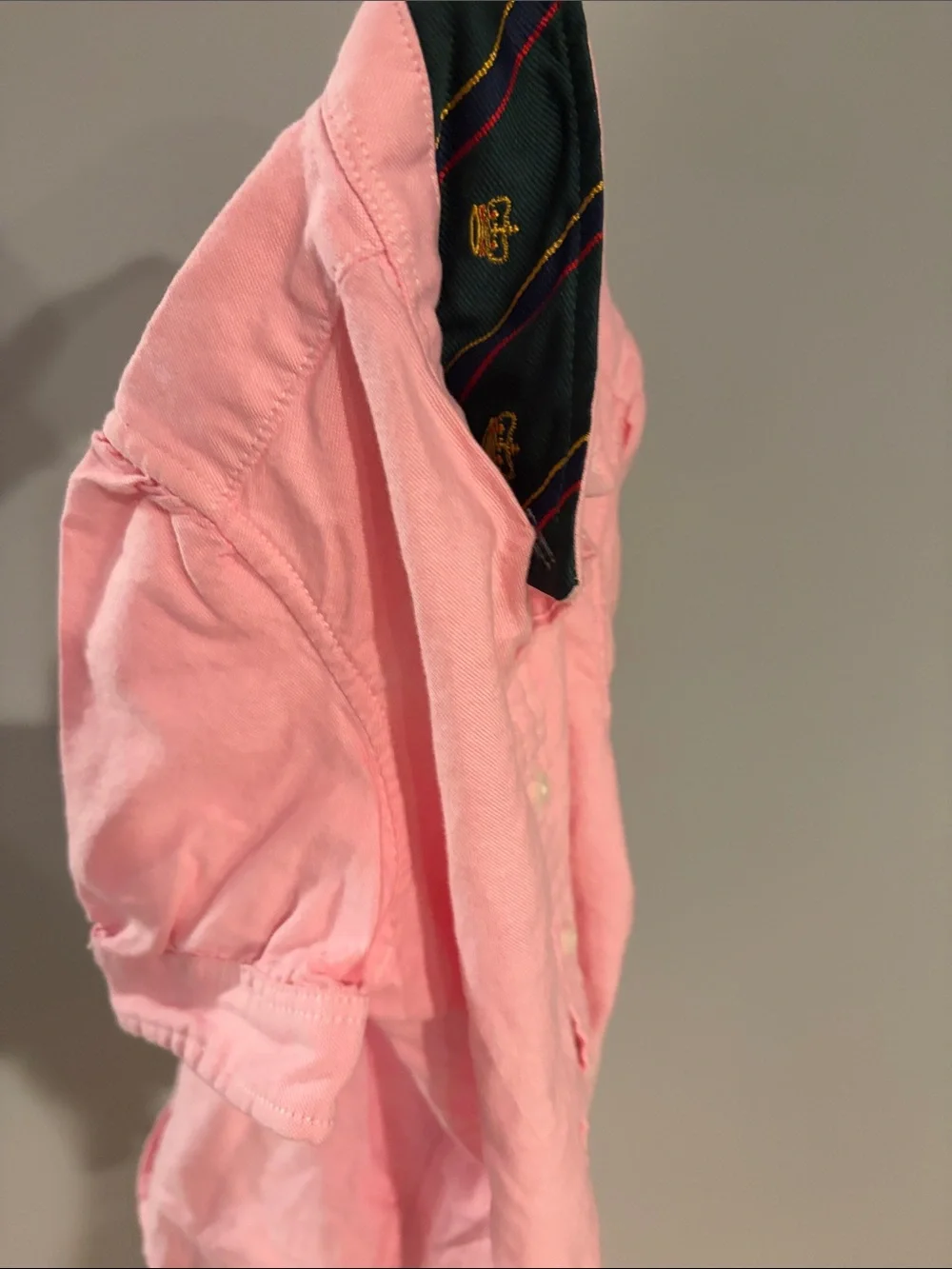 5T Ralph Lauren Pink Oxford Short-Sleeve Shirt